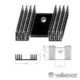 Dissipador To220/To3p 44x36x12
