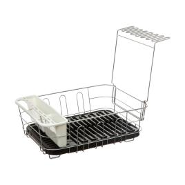 ESCORREDOR DE LOIÇA DESMONTAVEL COM SECA TAÇAS COR CINZENTO