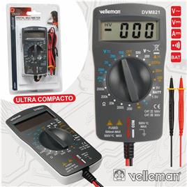 Multímetro 3½ Dígitos 19 Escalas Cat Iii 300v Velleman