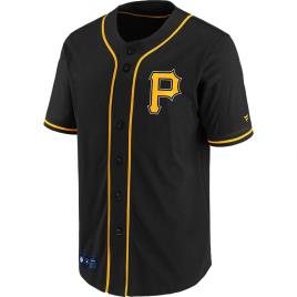 Fanatics Pittsburgh Pirates Franchise Poly Short Sleeve T-shirt Negro L