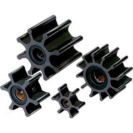 Johnson Pump Neoprene Impeller F5b 12 Blades Preto 5.72 cm