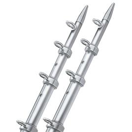 Taco Metals Tele-outriggers 4.57 M Prateado 3.81 cm