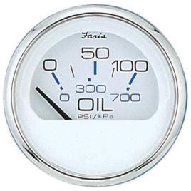 Faria Chesspeake Gauge Ss Oil Pressure Prateado