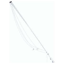Dock Edge Premium Mooring Whip Branco 4.27 m