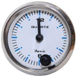 Faria Chesapeake Ss Clock Gauge Prateado