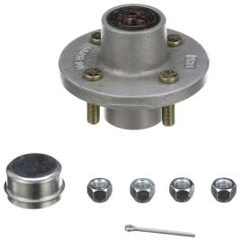 Ufp By Dexter Galvanized 4 Trailer Wheel Hub 1250 Lbs Prateado