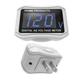 Prime Products Ac Digital Voltage Meter Branco