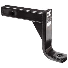 Wesbar Utility Drop Ball Mount Preto 11´´