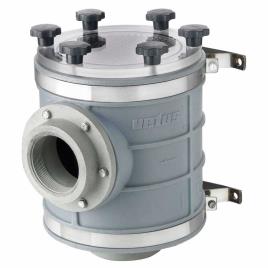 Vetus 1900 Cooling Water Filter Prateado 63 mm