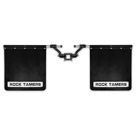 Rock Tamer Mudflap System Adjustable Mudflap Preto 2.5´´