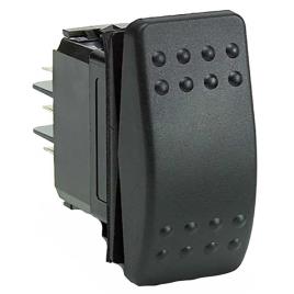 Cole Hersee 12-m5803107bp Spst Rocker Switch Preto