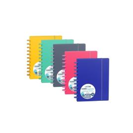 Caderno Ingeniox A5 100 folhas extraíveis (tira e põe) Pautado Verde intenso