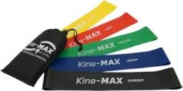 Elástico de ginásio Kine-MAX Kine-MAX Professional Mini Loop Resistance Band KIT - 5 bands