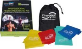 Elástico de ginásio Kine-MAX Kine-MAX Professional Resistance Band Kit - Level 1-4