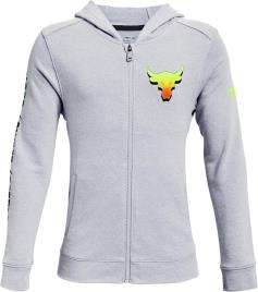 Moletom com capuz Under Armour UA Project Rock Terry FZ-GRY