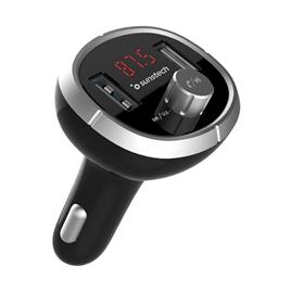 Reprodutor MP3 e Transmissor FM Bluetooth para Auto  FMT400BT Radio FM Preto