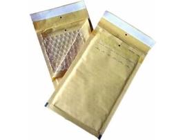 Pack 10 Bolsas Acolchadas Gener Kraft Com Plástico