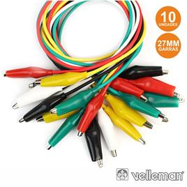 CONJUNTO 10 FIOS C/ GARRAS CROCODILO VÁRIAS CORES