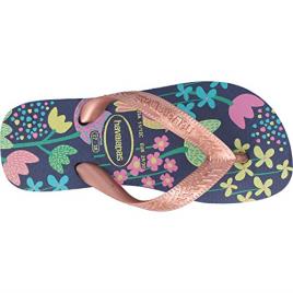 Havaianas Criança Flores Gold