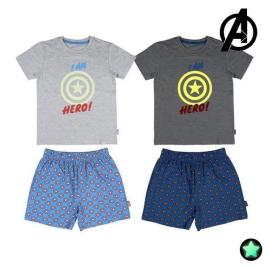 Pijama Infantil The Avengers Brilha no escuro - 10 anos
