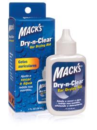 Macks Dry N Clear Gotas Limpeza Água Ouvidos