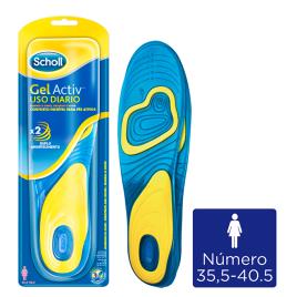 Scholl Gelactiv Palmilha Uso Diário Mulher (x2unidades)