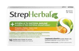 Strepherbal Propolis Cidreira Mel (x16 pastilhas)