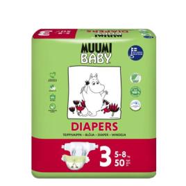 Muumi Baby Fralda_ Tam.3_5-8kg (x50 unidades)