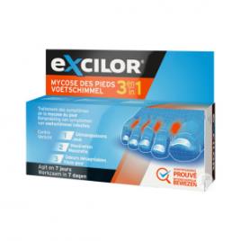 Excilor Pé Atleta 3 em 1 Creme - 15ml