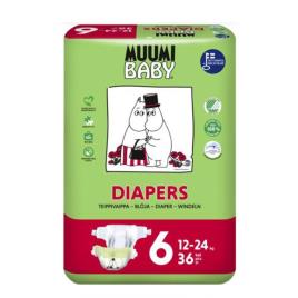 Muumi Baby Fralda_Tam.6 _12-24Kg (x36 unidades)