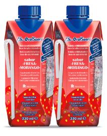 Bi-Oralsuero Solução Oral_Morango - 330ml (x2 unidades)