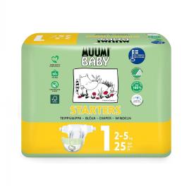 Muumi Fralda_ Tam.1_ 2-5kg (x25 unidades)