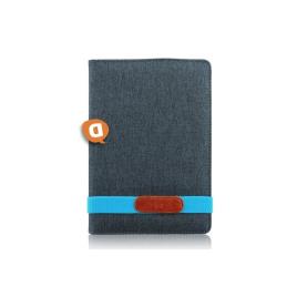 Capa Protetora Flip Book para Tablet 7' Universal 'ART' Tipo Ganga Azul