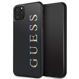Capa Iphone 11 Pro Max GUESS Faceplate Preto em Blister - GUHCN65LGMLBK