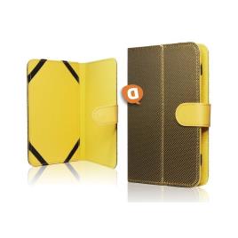 Capa Protetora Flip Book para Tablet 7' Universal Amarela