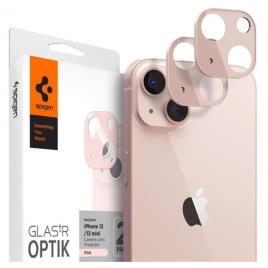 Protetor de Camara em Vidro Temperado Iphone 13, Iphone 13 Mini SPIGEN Optik (2 PACKs) Rosa