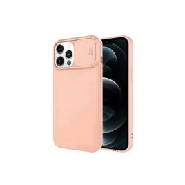 Capa Iphone 12 SLIDE CAM Silicone Coral