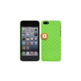 Capa Protetora Diamond Iphone 5C Verde com Brilhantes