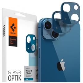 Protetor de Camara em Vidro Temperado Iphone 13, Iphone 13 Mini SPIGEN Optik (2 PACKs) Azul