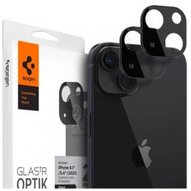 Protetor de Camara em Vidro Temperado Iphone 13, Iphone 13 Mini SPIGEN Optik (2 PACKs) Preto