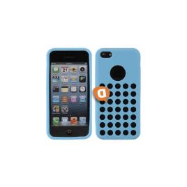 Capa em Silicone Gel Perfurado Iphone 5C Azul