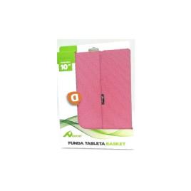 Capa Protetora 'Flip Book' para Tablet 9' Microfibra Rosa (Home)