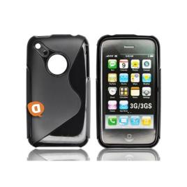 Capa em Silicone 'S-CASE' iPhone 3G, 3Gs Preta Opaca