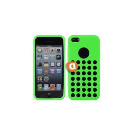 Capa em Silicone Gel Perfurado Iphone 5C Verde