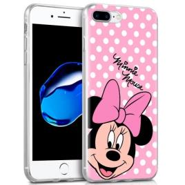 Capa Iphone X, Iphone XS Disney Minnie Rosa Licenciada Silicone em Blister