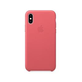 Capa Iphone X, Iphone XS Apple MTEU2FE/A Leather Case Rosa em Blister