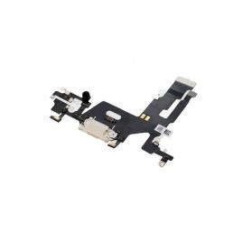 Flex Conetor de Carga com Microfone Iphone 11 Branco