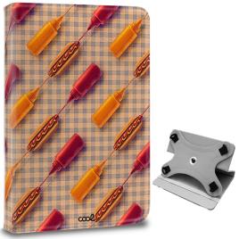 Estojo COOL Ebook Tablet 9,7 - 10,5 polegadas Universal Cartoon Hot Dogs