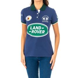 La Martina Short Sleeve Polo Azul 3