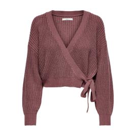 Only Breda Wrap Cardigan Vermelho L